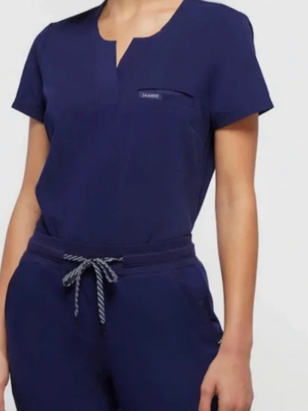 Jaanuu Navy Blue Scrub Set Straight Leg Women’s Size XSP
